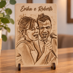 Foto ritratto su legno