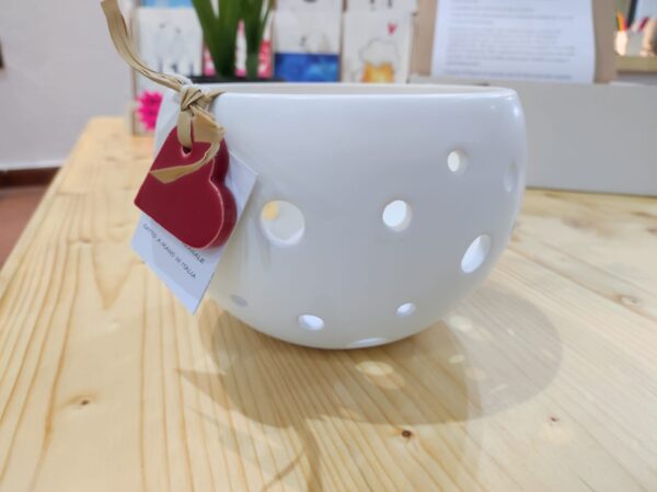 porta vaso ceramica bolle