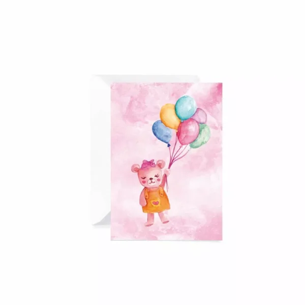 Biglietti di auguri ad acquerello con busta