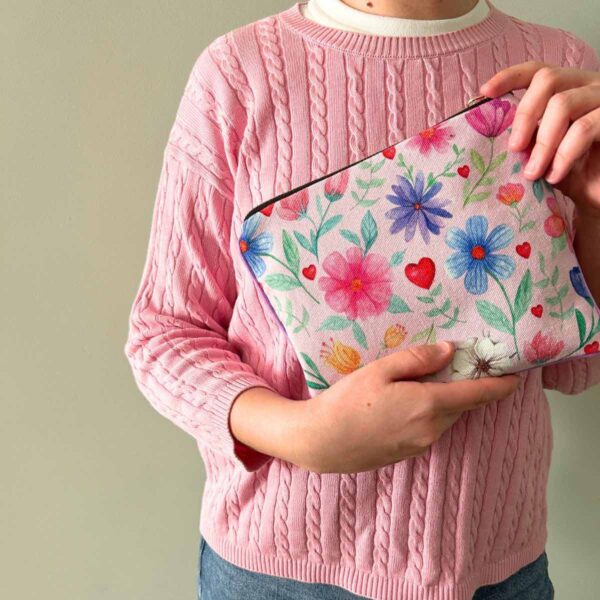 pochette cotone illustrata