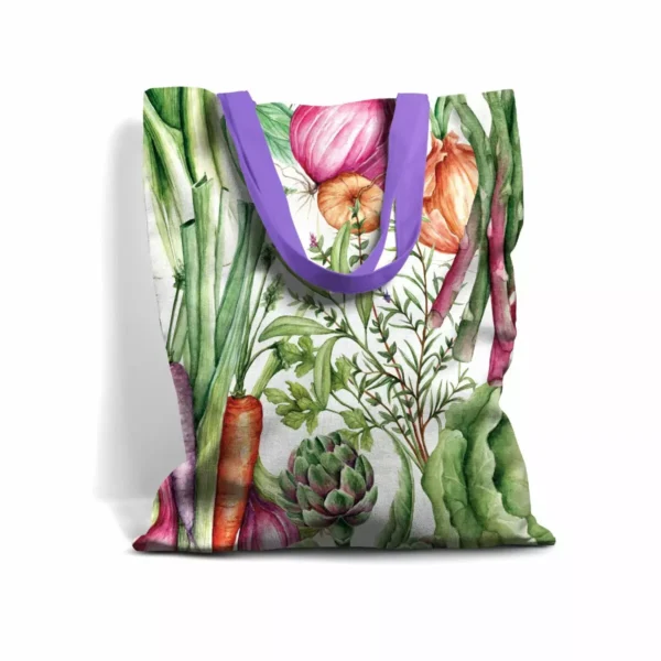 Borsa cotone portatutto illustrata