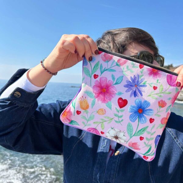 pochette cotone illustrata