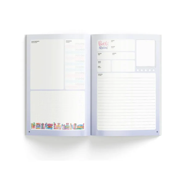 book journal quaderno illustrato