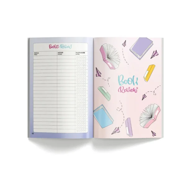 book journal quaderno illustrato