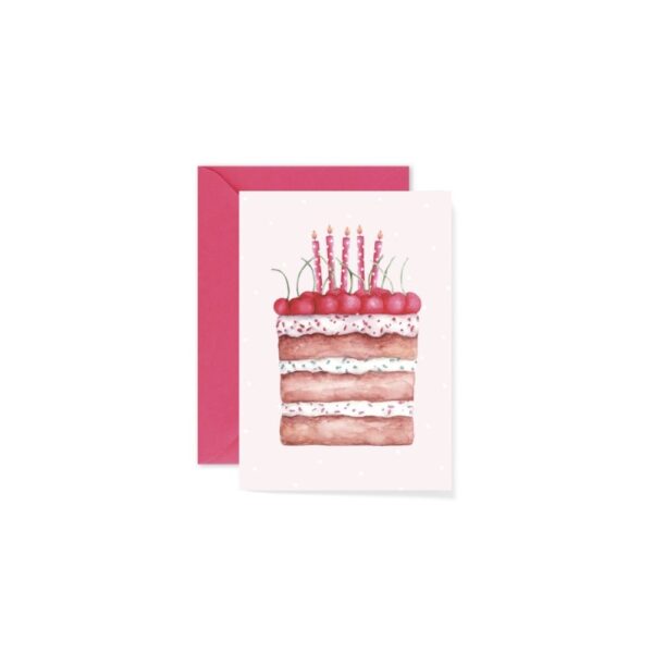Biglietti di auguri ad acquerello con busta