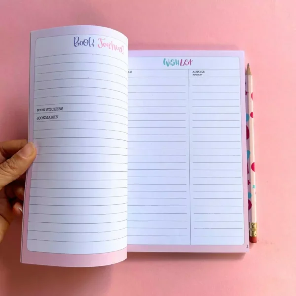 book journal quaderno illustrato