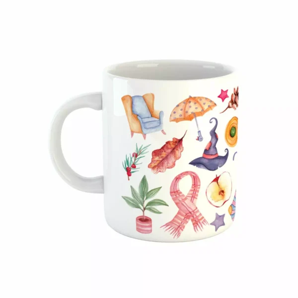tazza ceramica illustrata