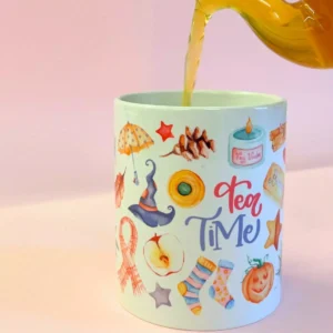 tazza ceramica illustrata