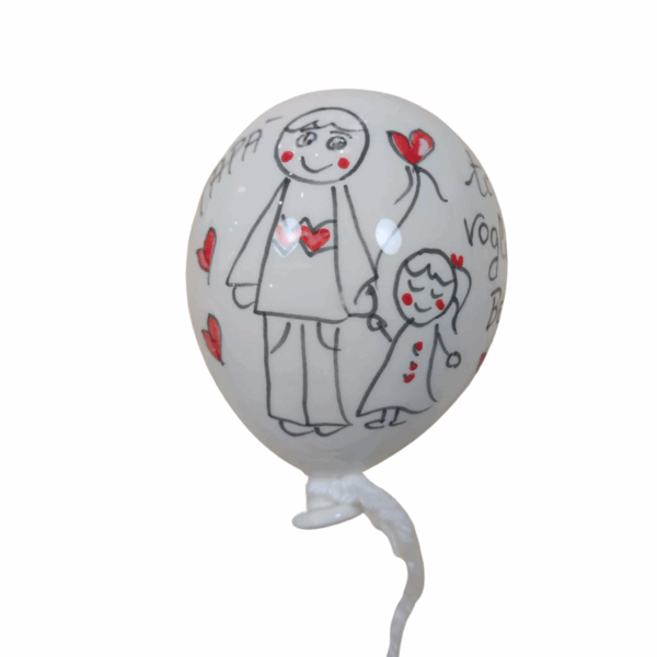 palloncino ceramica dipinto a mano