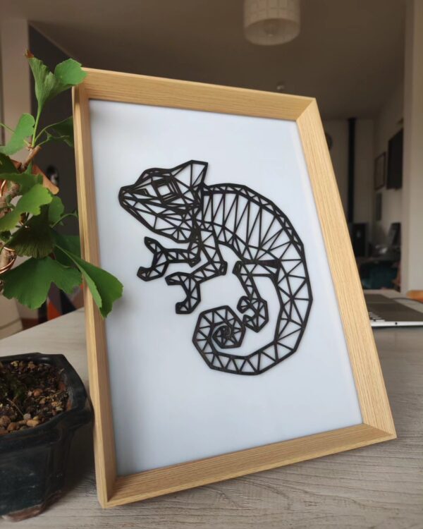quadro camaleonte