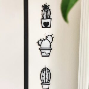 quadro senza cornice cactus
