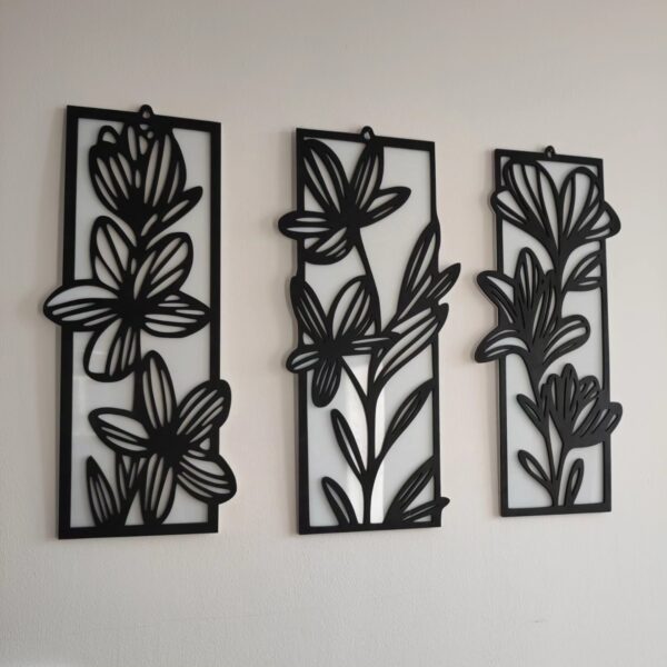 quadro senza cornice floreale
