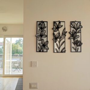 quadro senza cornice floreale