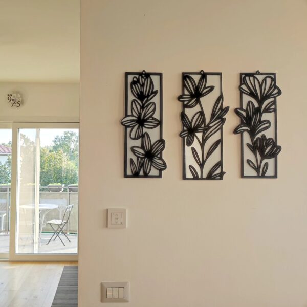 quadro senza cornice floreale