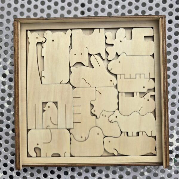gioco puzzle animali