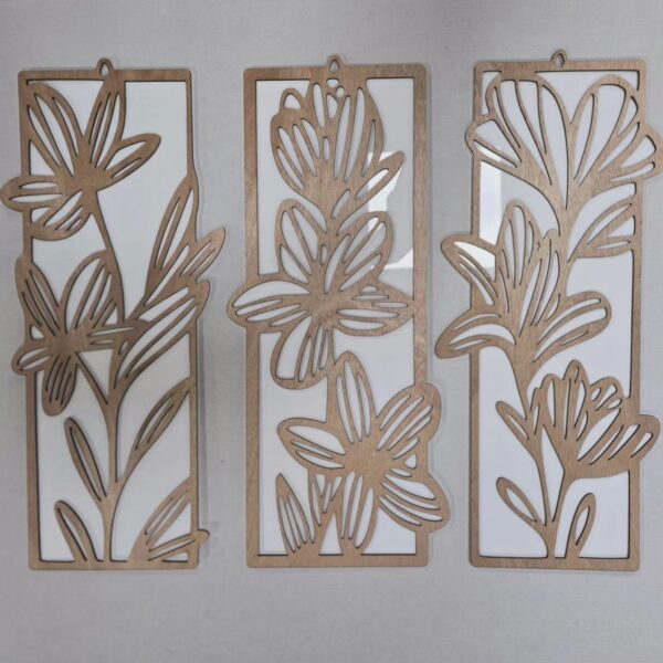 quadro senza cornice floreale