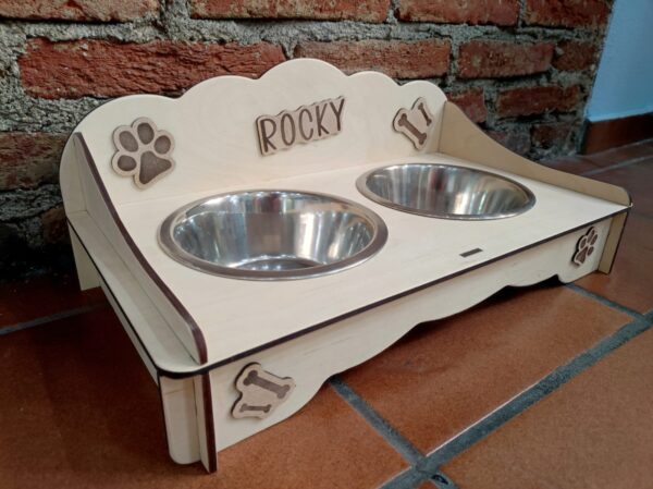 porta ciotole cani