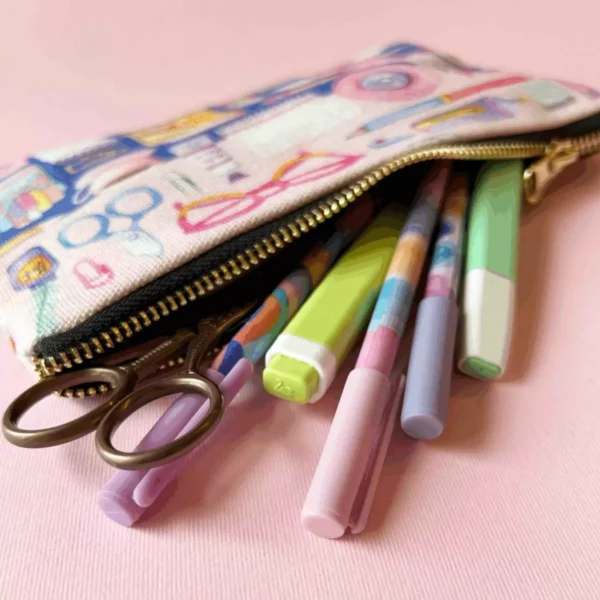 astuccio cotone illustrato