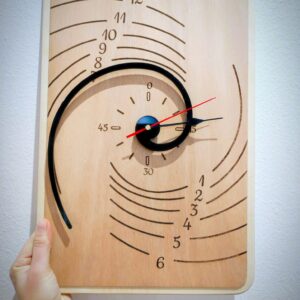 Orologio da parete sezione aurea