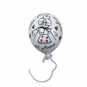palloncino ceramica dipinto a mano