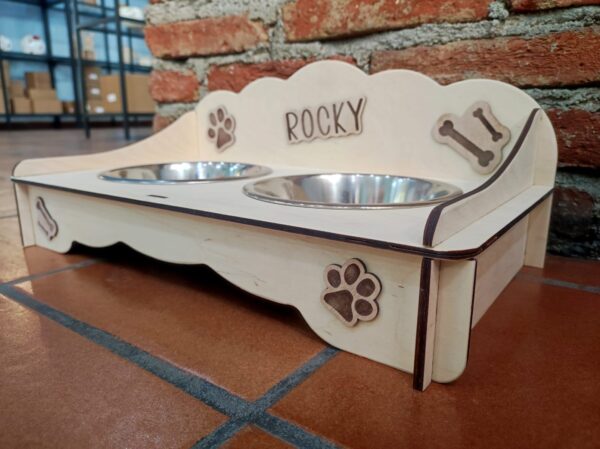 porta ciotole cani