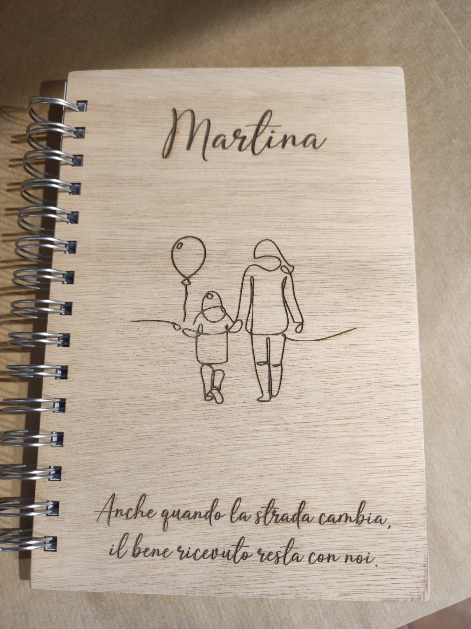 Agenda personalizzata con copertina in legno - immagine 18