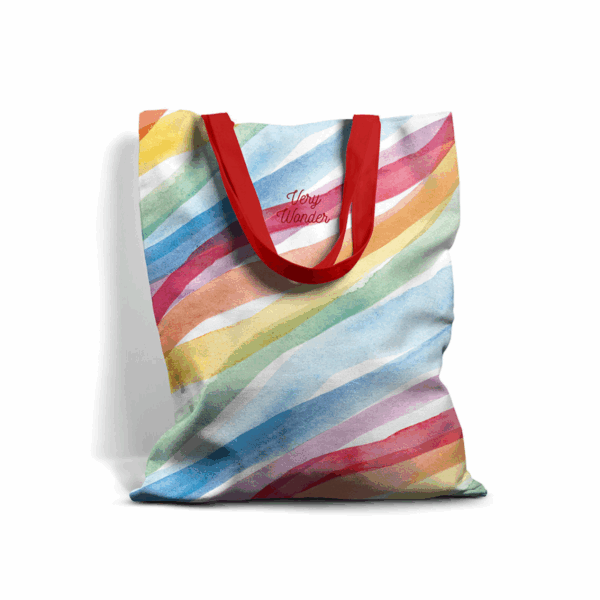 borsa cotone illustrata porta tutto