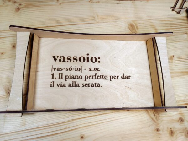 vassoio personalizzato