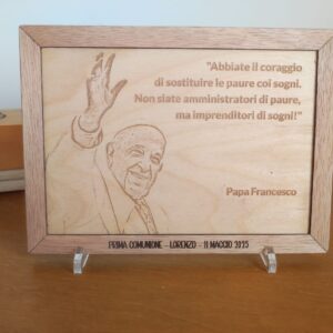 bomboniera quadro in legno