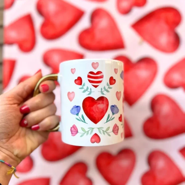tazza ceramica illustrata