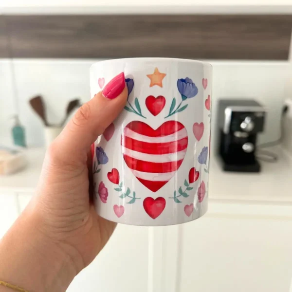 tazza ceramica illustrata