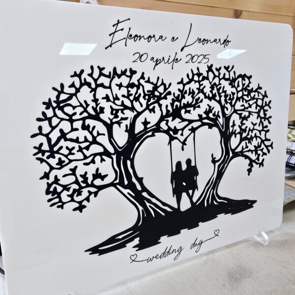 Quadro anniversario o matrimonio personalizzato