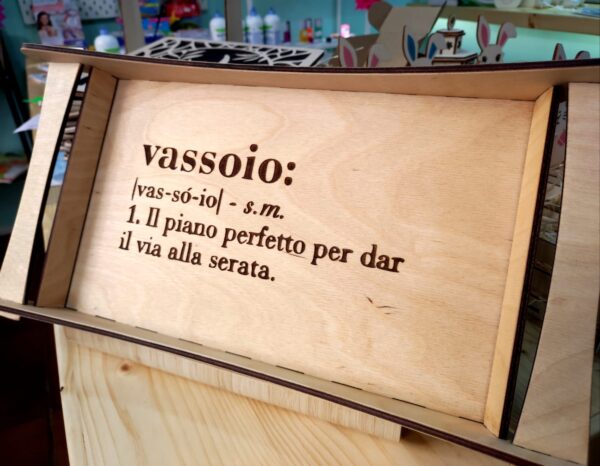 vassoio personalizzato