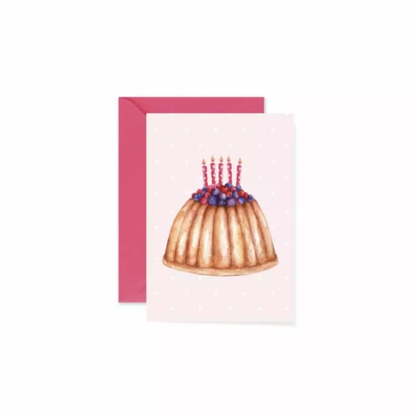 Biglietti di auguri ad acquerello con busta