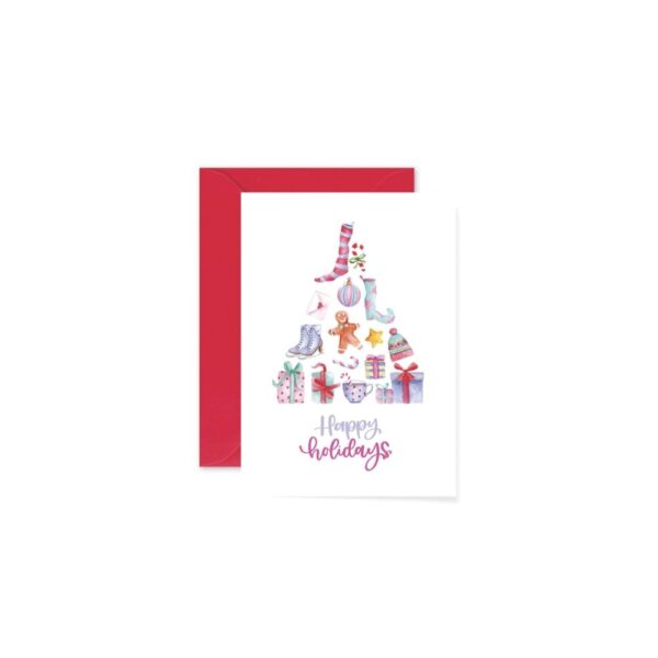 Biglietti di auguri ad acquerello con busta