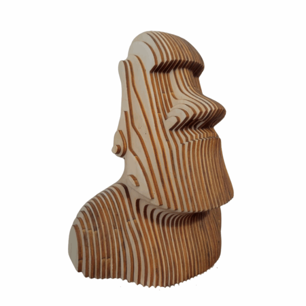 statua moai isola di pasqua legno