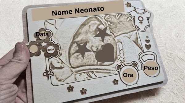 targa nascita neonato