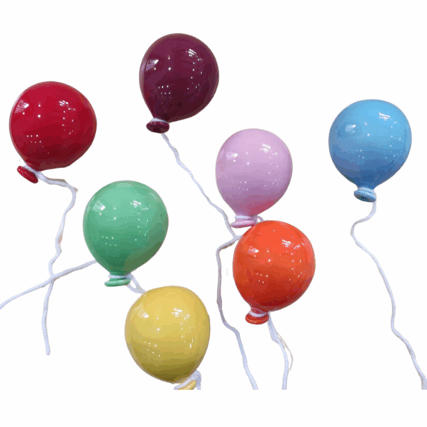 palloncino ceramica dipinto a mano
