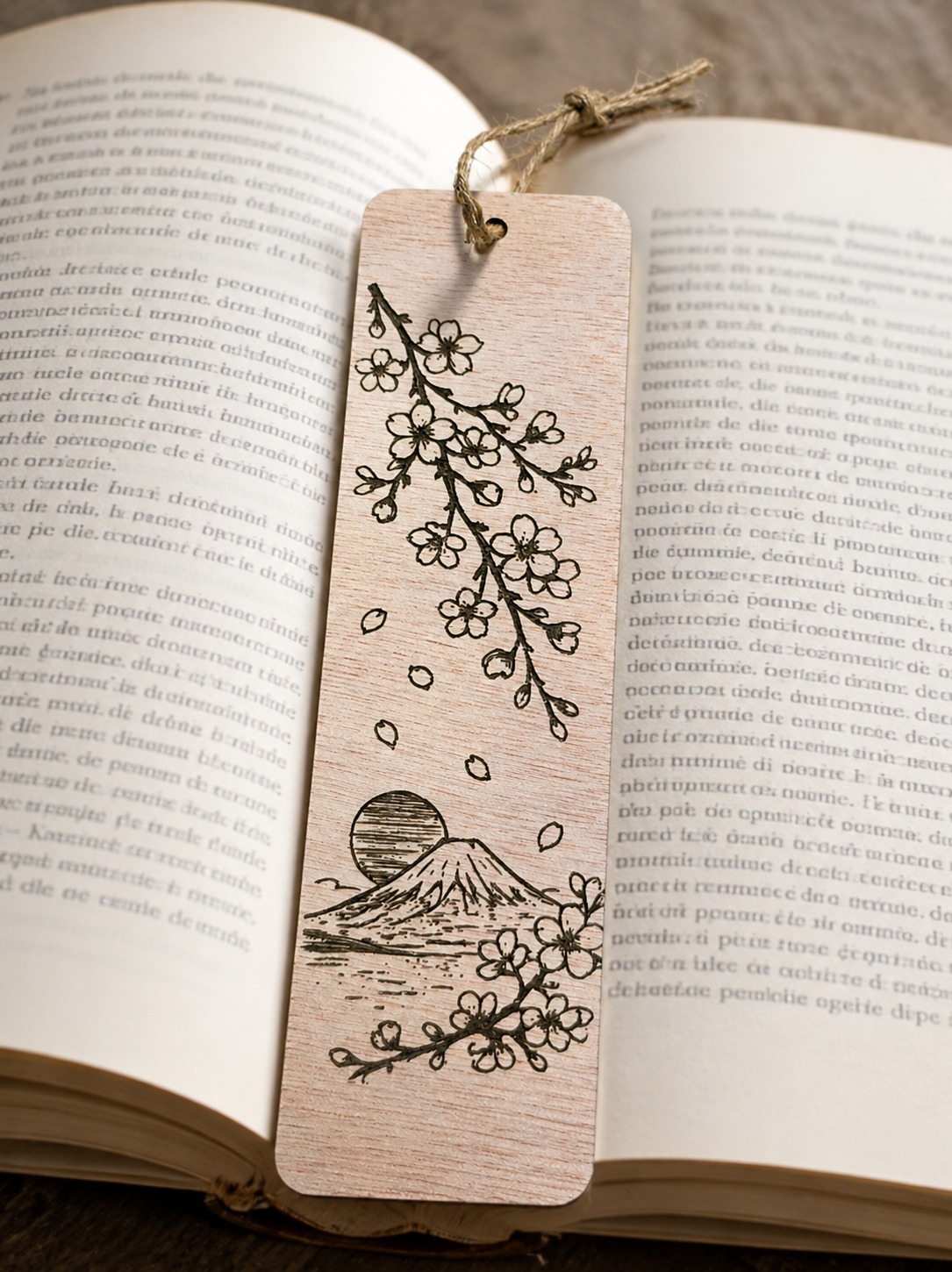 Segnalibro in legno personalizzato - immagine 2