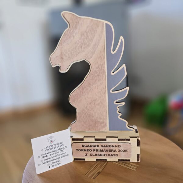 trofeo artigianale scacchi