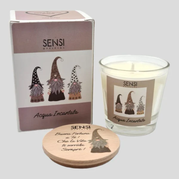 candela cera di soia artigianale