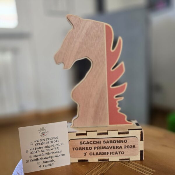 trofeo artigianale scacchi