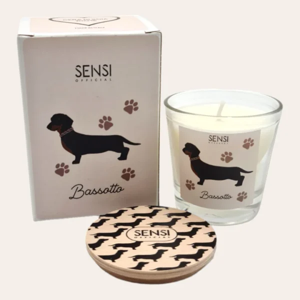 candela cera di soia artigianale