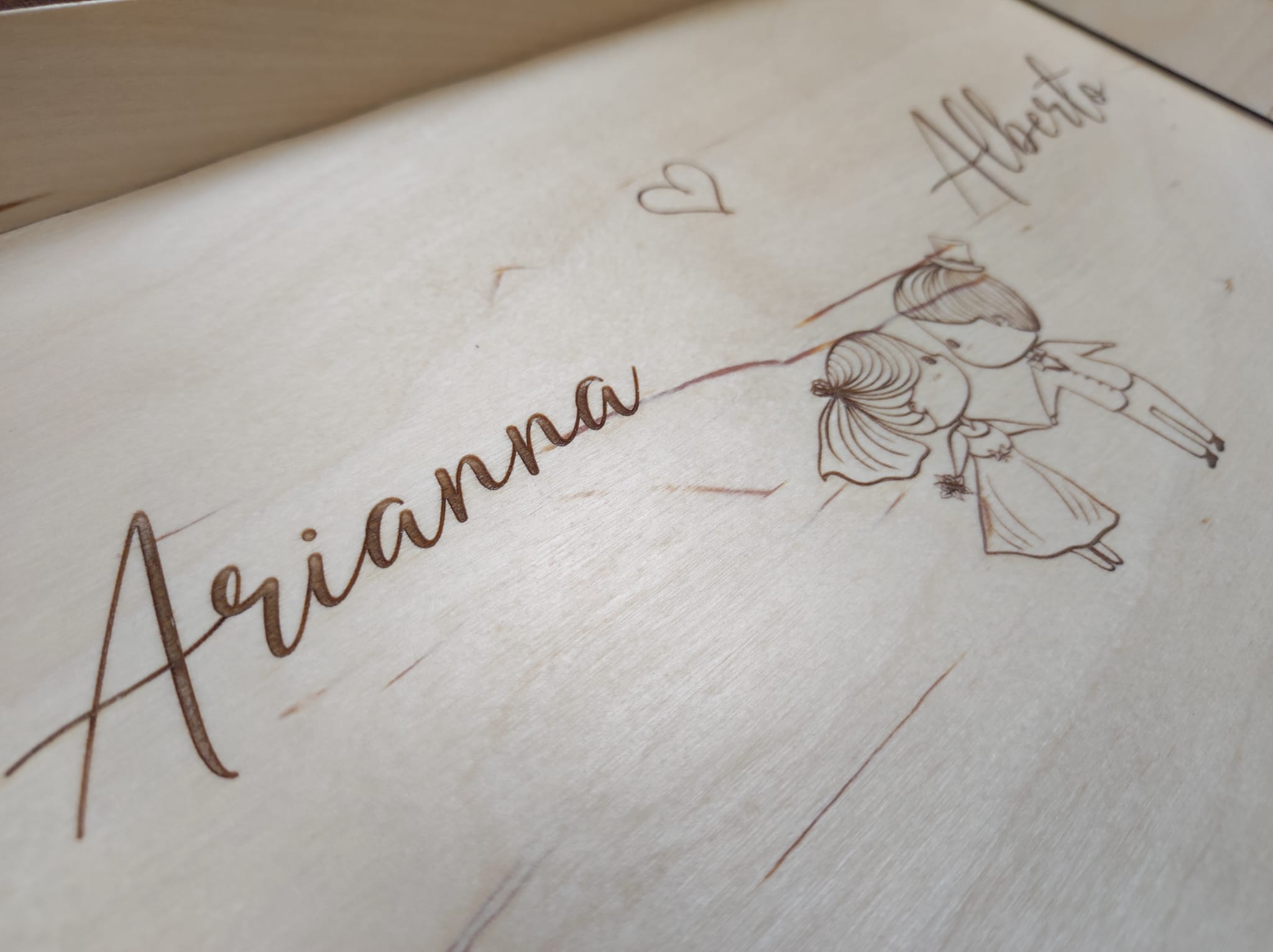 vassoio legno personalizzato