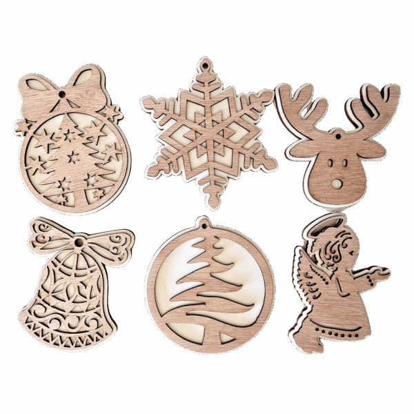 6 decori natalizi albero