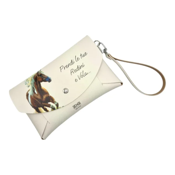 pochette borsa similpelle animali