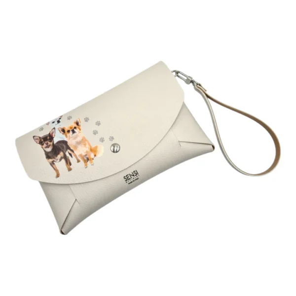 pochette borsa similpelle animali
