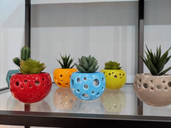 vaso bomboniera ceramica