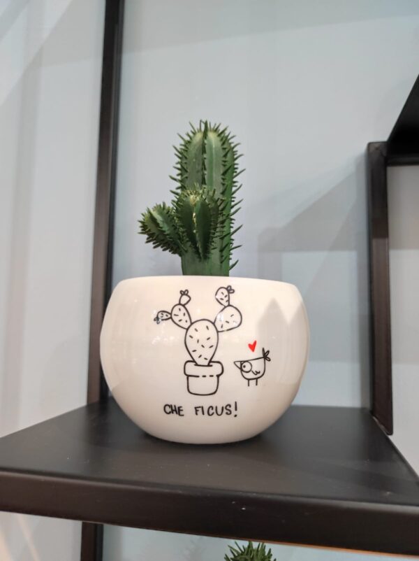 porta vaso ceramica ironico