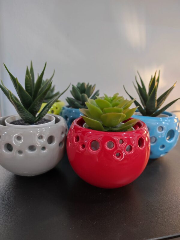 vaso bomboniera ceramica